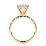 2.0 CT Round Solitaire CVD E/VS2 Diamond Engagement Ring 10