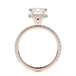 2.0 CT Cushion Hidden Halo CVD E/VS1 Diamond Engagement Ring 15