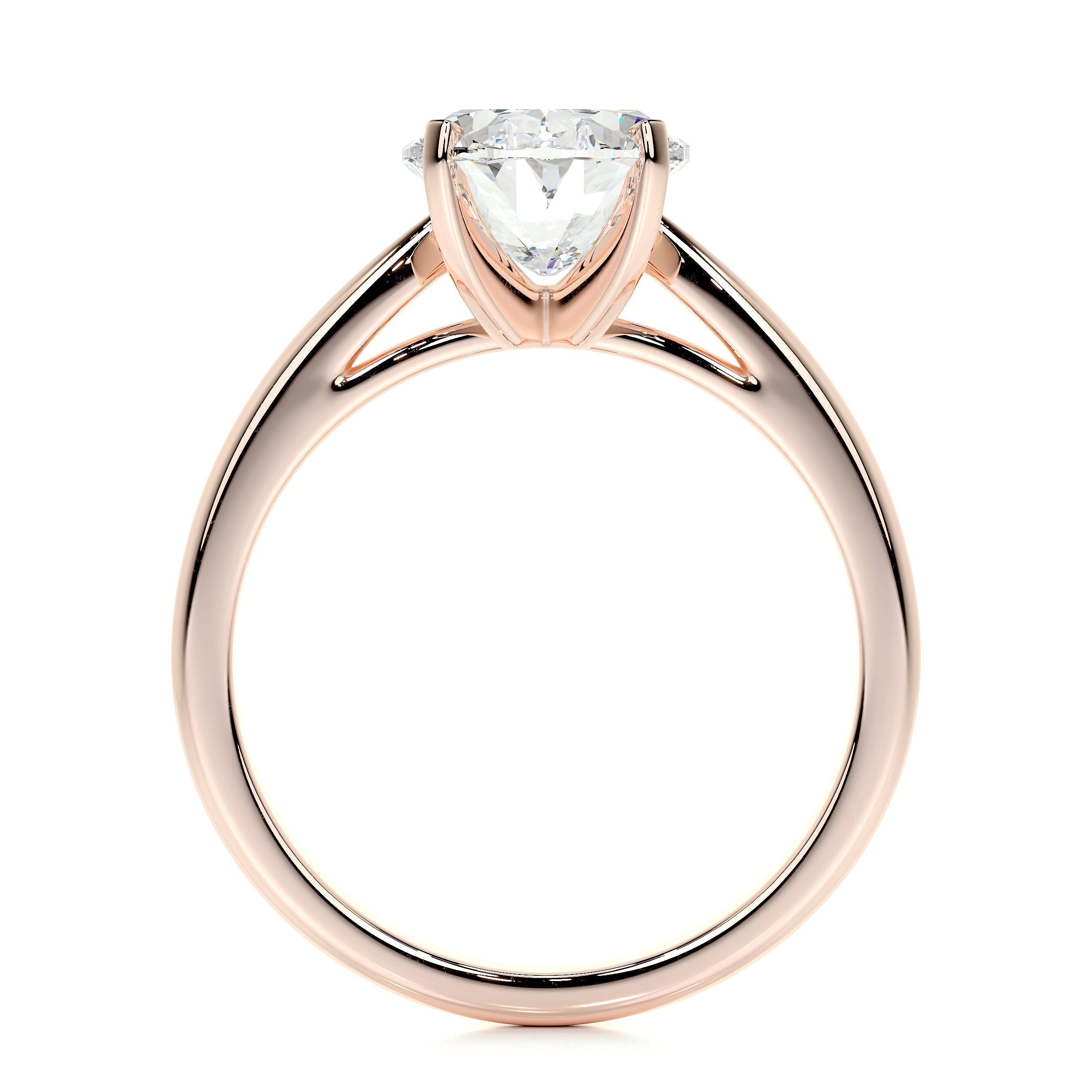 2.0 CT Oval Solitaire CVD G/VS2 Diamond Engagement Ring 15