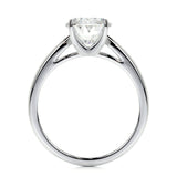 2.0 CT Oval Solitaire CVD G/VS2 Diamond Engagement Ring 5