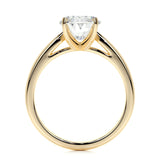2.0 CT Oval Solitaire CVD G/VS2 Diamond Engagement Ring 9