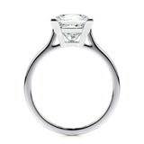3.0 CT Princess Solitaire CVD F/VS2 Diamond Engagement Ring 6