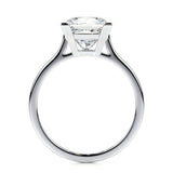 3.0 CT Princess Solitaire CVD F/VS2 Diamond Engagement Ring 6