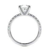 1.0 CT Princess Solitaire CVD D/VS1 Diamond Engagement Ring 6