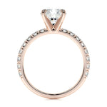 1.50 CT Round Solitaire CVD F/VS1 Diamond Engagement Ring 17