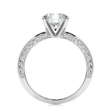2.0 CT Round Solitaire CVD E/VS2 Diamond Engagement Ring 5
