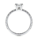 1.50 CT Pear Solitaire CVD E/VS2 Diamond Engagement Ring 18