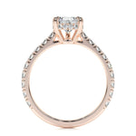 1.50 CT Pear Hidden Halo CVD E/VS2 Diamond Engagement Ring 12