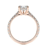 1.50 CT Pear Hidden Halo CVD E/VS2 Diamond Engagement Ring 12