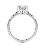 1.50 CT Pear Hidden Halo CVD E/VS2 Diamond Engagement Ring 7