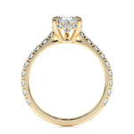 1.50 CT Pear Hidden Halo CVD E/VS2 Diamond Engagement Ring 17