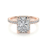 2.0 CT Radiant Hidden Halo CVD E/VS2 Diamond Engagement Ring 10