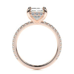 2.0 CT Radiant Hidden Halo CVD E/VS2 Diamond Engagement Ring 14