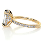 2.0 CT Radiant Hidden Halo CVD E/VS2 Diamond Engagement Ring 15