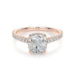 1.50 CT Cushion Hidden Halo CVD E/VS2 Diamond Engagement Ring 10