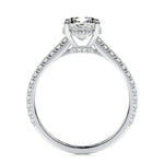 1.50 CT Cushion Hidden Halo CVD E/VS2 Diamond Engagement Ring 5