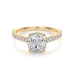 1.50 CT Cushion Hidden Halo CVD E/VS2 Diamond Engagement Ring 6