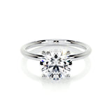 2.0 CT Round Solitaire CVD E/VS2 Diamond Engagement Ring 1