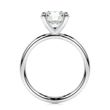 2.0 CT Round Solitaire CVD E/VS2 Diamond Engagement Ring 5