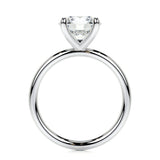 2.0 CT Round Solitaire CVD E/VS2 Diamond Engagement Ring 5