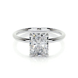 2.0 CT Radiant Solitaire CVD E/VS2 Diamond Engagement Ring 1