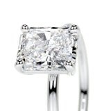 2.0 CT Radiant Solitaire CVD E/VS2 Diamond Engagement Ring 3