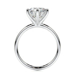 2.0 CT Round Solitaire CVD E/VS2 Diamond Engagement Ring 6
