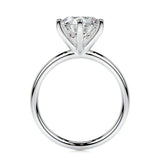 2.0 CT Round Solitaire CVD E/VS2 Diamond Engagement Ring 6