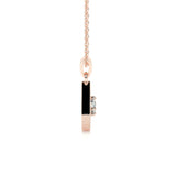 0.25 CT Round CVD F/VS Diamond Necklace 14