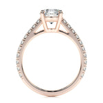 0.80 CT Round Solitaire CVD E/VS2 Diamond Engagement Ring 15