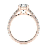 0.80 CT Round Solitaire CVD E/VS2 Diamond Engagement Ring 15