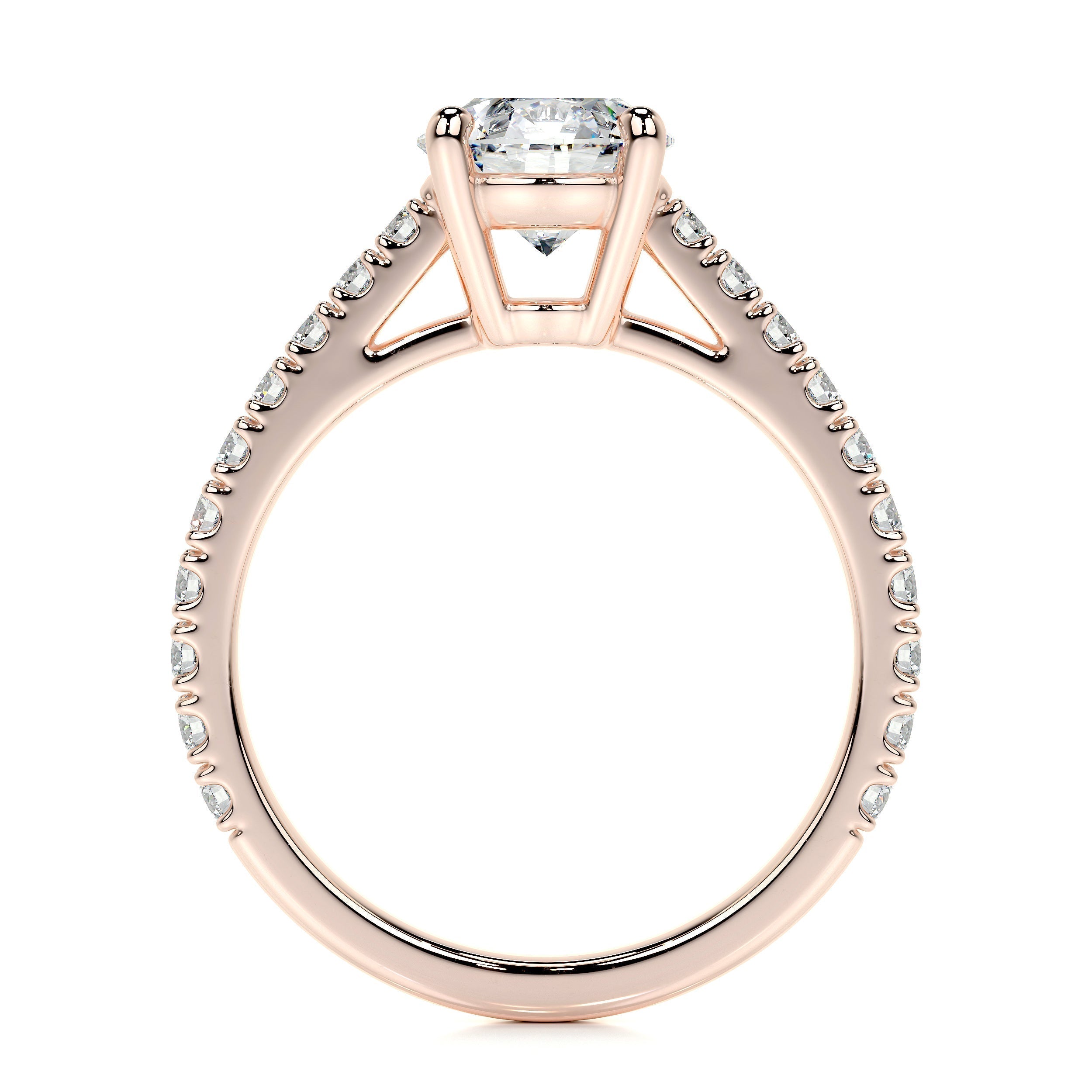 0.80 CT Round Solitaire CVD E/VS2 Diamond Engagement Ring 15