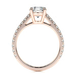 0.80 CT Round Solitaire CVD E/VS2 Diamond Engagement Ring 15