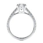 0.80 CT Round Solitaire CVD E/VS2 Diamond Engagement Ring 6