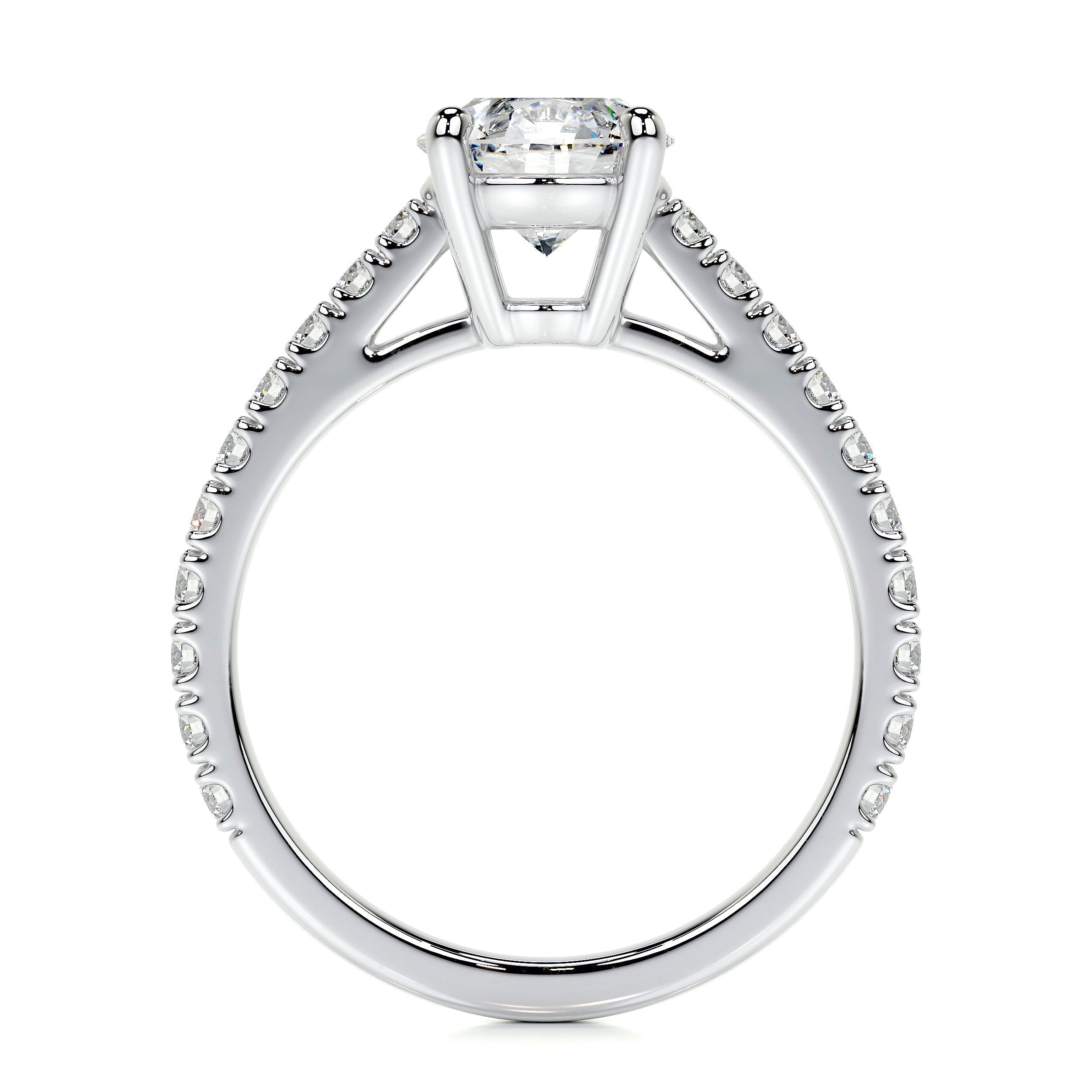 0.80 CT Round Solitaire CVD E/VS2 Diamond Engagement Ring 6