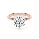 2.50 CT Round Solitaire CVD G/SI1 Diamond Engagement Ring 15