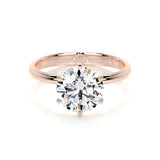 2.50 CT Round Solitaire CVD G/SI1 Diamond Engagement Ring 15