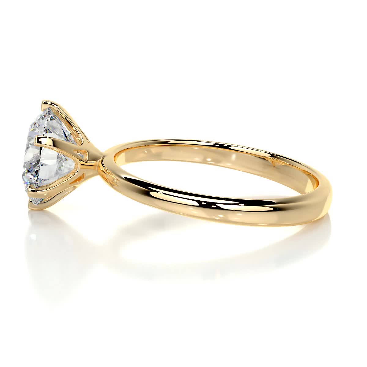 2.50 CT Round Solitaire CVD G/SI1 Diamond Engagement Ring 10