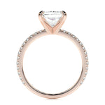 3.0 CT Radiant Solitaire CVD G/SI1 Diamond Engagement Ring 14