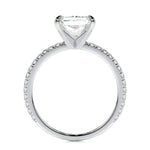 3.0 CT Radiant Solitaire CVD G/SI1 Diamond Engagement Ring 15