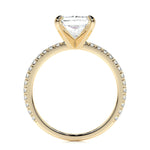 3.0 CT Radiant Solitaire CVD G/SI1 Diamond Engagement Ring 9