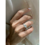 1.50 CT Princess Solitaire CVD G/VS2 Diamond Engagement Ring 17