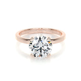 2.0 CT Round Solitaire CVD E/VS2 Diamond Engagement Ring 45