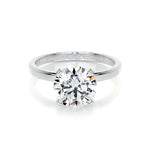 2.0 CT Round Solitaire CVD E/VS2 Diamond Engagement Ring 44