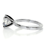 2.0 CT Round Solitaire CVD E/VS2 Diamond Engagement Ring 51