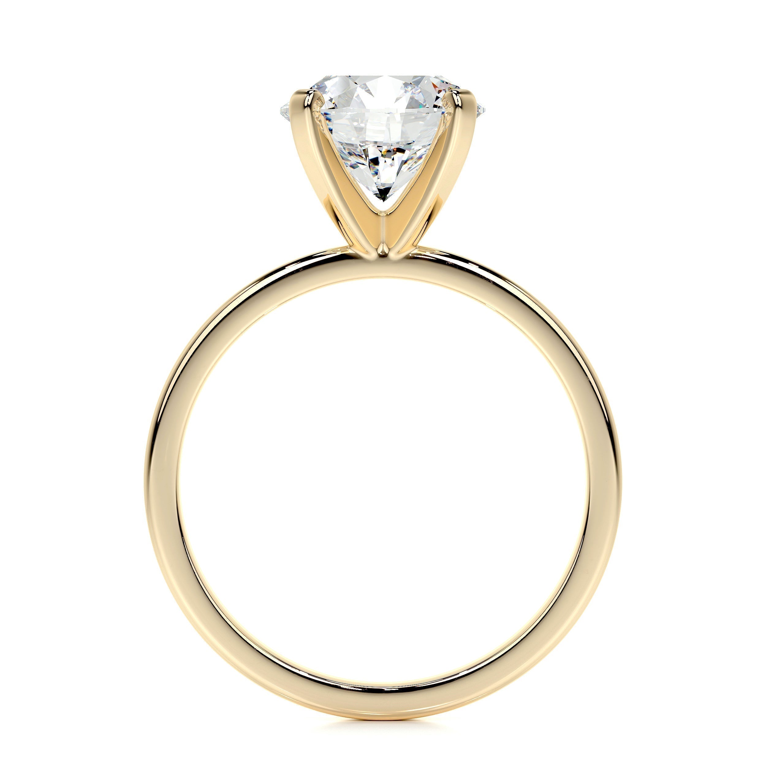 2.0 CT Round Solitaire CVD E/VS2 Diamond Engagement Ring 32
