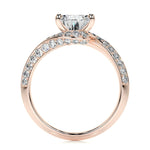 2.0 CT Pear Bypass CVD E/VS2 Diamond Engagement Ring 14