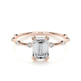 1.50 CT Emerald Solitaire CVD E/VS1 Diamond Engagement Ring 12