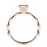 1.50 CT Emerald Solitaire CVD E/VS1 Diamond Engagement Ring 14