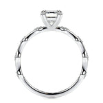 1.50 CT Emerald Solitaire CVD E/VS1 Diamond Engagement Ring 5